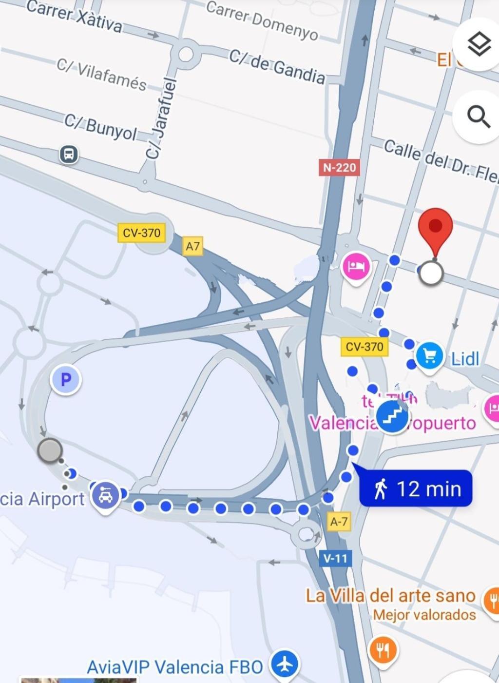 Alojamiento Junto Aeropuerto Valencia A Manises Extérieur photo